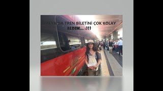 İtalyada tren bileti nasıl alınır [upl. by Catherin]