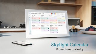 Skylight Calendar  The smart touchscreen calendar amp organizer making family life more manageable [upl. by Nnairret274]