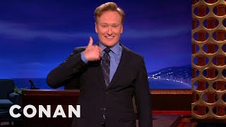 CONAN Monologue 073113  CONAN on TBS [upl. by Reiche446]