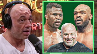 Joe Rogan REVEALS Danas SECRET PLAN for Jones vs Ngannou [upl. by Naerb]