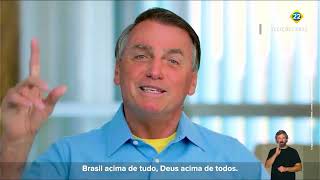 Programa Eleitoral  Presidente  Jair Bolsonaro  29092022  Tarde [upl. by Sipple]