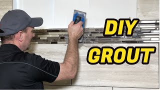 How To Grout Wall Tile Shower [upl. by Gnav]