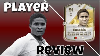 EAFC 25 91 EUSEBIO  PLAYER REVIEW [upl. by Clinton774]