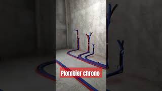 Installation plomberie chauffage central avec plombier chrono اعمال التدفئة المركزية و الترصيص [upl. by Sachi426]