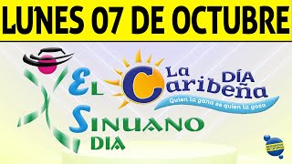 Resultados CARIBEÑA y SINUANO DIA del Lunes 7 de Octubre de 2024 CHANCE 😱💰🚨🔥🍀 [upl. by Beckie412]