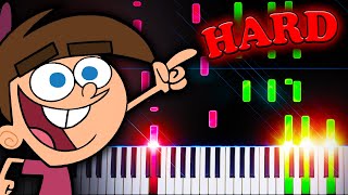 The Fairly OddParents Theme Song  Piano Tutorial [upl. by Moyer]