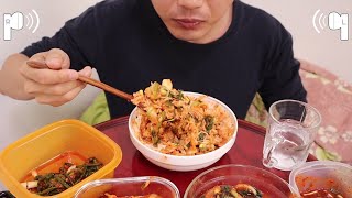 ASMR Bean sprout rice spicy and sour bibimbap is so delicious [upl. by Adnohsel]