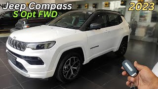 2023 Jeep Compass 20 S Opt FWD Amt Full Detailed Review ✅ New Updates amp Features [upl. by Aitnis]