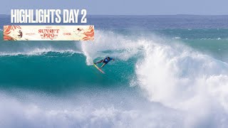 Day 2 Highlights from The Hawaiian Islands Sunset Pro [upl. by Fairbanks]