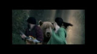 Grizzly Bear Chases Man and Woman in Funny John West Canned Salmon Commercial TV Advert in Canada [upl. by Meingolda]