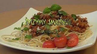 Spaghetti bolognese  Smakkujawpl HD [upl. by Rhiamon156]