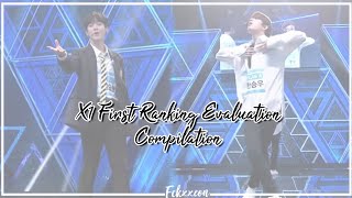 PRODUCE X 101  X1 First Ranking Evaluation Compilation  Audition [upl. by Sibley]