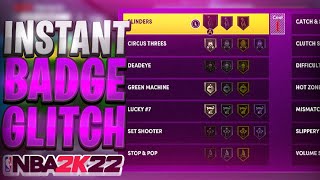 NEW 2023 NBA 2K22 INSTANT BADGE GLITCH BADGE GLITCH 2K22 NBA 2K22 GLITCH [upl. by Gal898]