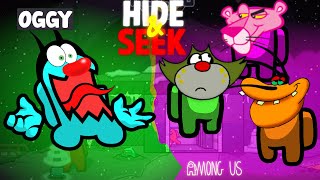 Oggy Trolling Everybody IN Funny HIDE AND SEEK With NOOB Friends in Among us😂😂😂 [upl. by Donalt]