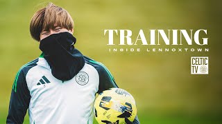 Celtic Training  Hampden on the horizon as Bhoys prepare for League Cup SemiFinal [upl. by Everara]