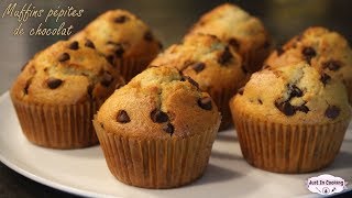 Recette des Muffins aux Pépites de Chocolat [upl. by Pepito]