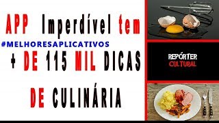 Aprender a cozinhar Receitas Fáceis num app  Melhores aplicativos 2017  Melhores Apps 2017 [upl. by Atteuqaj]