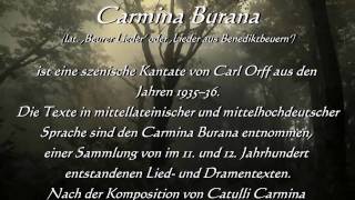 Carl Orff Carmina Burana Fortuna Imperatrix Mundi mit Erklärung  Geschichte [upl. by Sibell902]