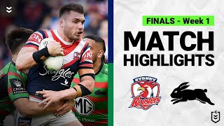 Sydney Roosters v South Sydney Rabbitohs  Match Highlights  Finals Week 1 2022  NRL [upl. by Gambrill]