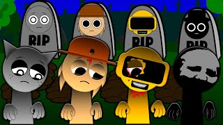 INCREDIBOX SPRUNKI RIP SAD STORY TUNNER BLACK GRAY GARNOLD Cartoon Animation [upl. by Aenel326]