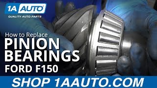 How to Replace Pinion Bearings 0914 Ford F150 [upl. by Critta]