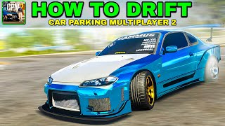 How to Drift in Car Parking Multiplayer 2 with ALL CONTROLS  NEW UPDATE CPM2 [upl. by Reiche]