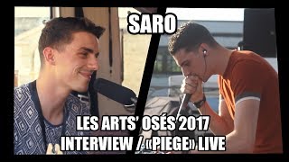 SARO en interview dans la caravane  quotPIEGEquot live Arts Osés 2017 [upl. by Adrell]