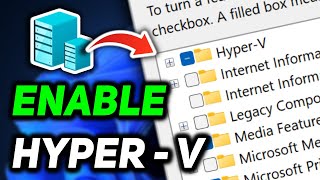 How to Enable HyperV in Windows 11  Turn On Windows Hypervisor Platform [upl. by Revolc637]