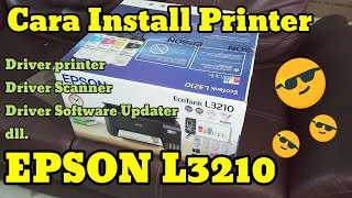 Cara Install Printer EPSON L3210 Driver Printer dan Scanner [upl. by Brucie]