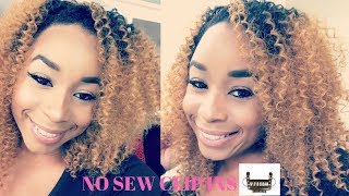 How To Make No Sew Clip In Hair Extensions [upl. by Campagna]