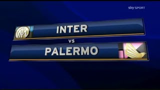 InterPalermo 44 201112  sky SPORT extended highlights poker di Milito amp tripletta di Miccoli [upl. by Osmund878]