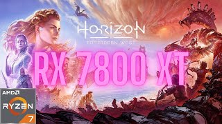 Horizon Forbidden West  RX 7800 XT  Ryzen 7 7800 X3D  1440p  1080p  Very High  Low  FSR Test [upl. by Rokach85]