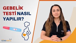 GEBELİK TESTİ NASIL YAPILIR BetaHCG Testi Nedir betahcg [upl. by Ailadi]