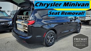 Chrysler Pacifica Grand Caravan Voyager seat removal [upl. by Hoi]