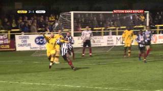 Sutton United FC vs Tooting amp Mitcham FC Sat 1st Jan 2011 [upl. by Fidellia]