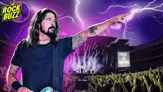 FOO FIGHTERS Tour Opener CUT SHORT Lightning Storm Dave Grohl Addresses Crowd NYC Citi Field Nirvana [upl. by Enairb]