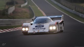 PORSCHE 962 C Lap PURE SOUND 4K Gran Turismo 7 [upl. by Maudie367]