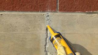 How to Repair Cracks in Vertical Concrete Surfaces with QUIKRETE [upl. by Allehcim]