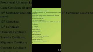 documents required at time of admission in AIIA📕aiia doctor bams goa shorts trending [upl. by Ajnek]