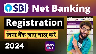 SBI Net Banking Online Registration 2024  SBI Internet Banking Online Registration 2024 [upl. by Nerdna]