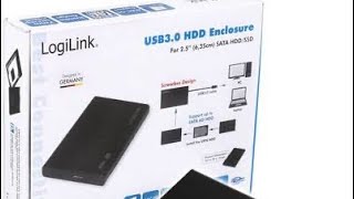 LogiLink USB 20 HDD Enclosure [upl. by Sakovich173]