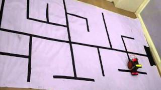 Maze Solving Line Follower by Robosapiens India [upl. by Gilberte]