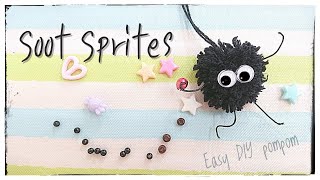 How to make a Soot Sprite Pompom [upl. by Emsoc]