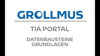 Datenbausteine im TIA Portal Grundlagen [upl. by Keifer989]