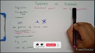 Dysplasia vs Anaplasia for UniversityNEET PG by Anish Vadhel  Neoplasia  Robbins Made Easy [upl. by Dulciana]