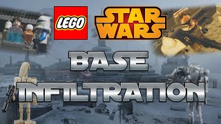 LEGO STAR WARS The Clone Wars  Base Infiltration BRICKFILM [upl. by Bainbridge666]