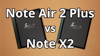 Onyx Boox Note Air 2 Plus x Note X2 [upl. by Selim]