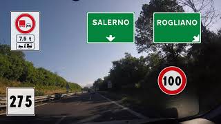 I  Autostrada A2  Tratto da ammodernare AltiliaCosenza 25062019 [upl. by Alasdair]