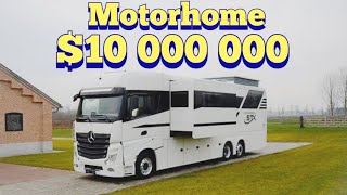 MercedesBenz Motorhome Actros  A complete package that costs millions Germany Mercedes motorhome [upl. by Altheta]