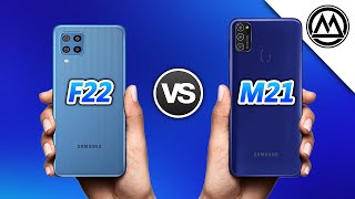 Samsung Galaxy F22 vs Samsung Galaxy M21 [upl. by Edric]